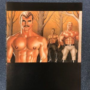 Art Page/Print 8.5 x 11 TOM of FINLAND Art Book Retrospective #2 1989 "Northmen"